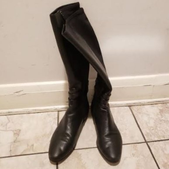 Enzo Angiolini "Eazoot" Black Riding Boot - Picture 2 of 6